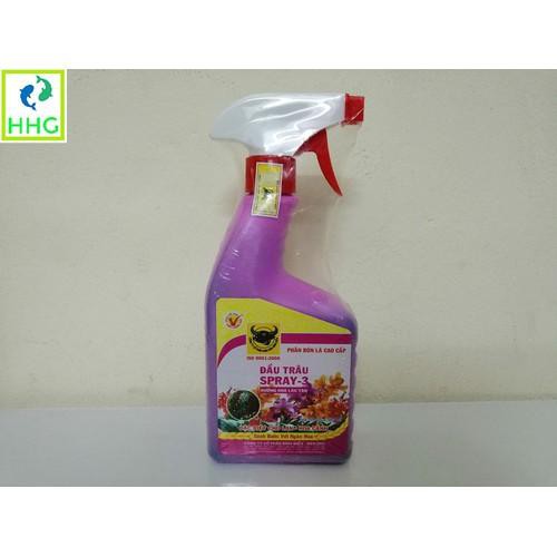 Phân bón lá cao cấp chuyên hoa- cây kiểng Đầu Trâu SPRAY 2 (Hồng)