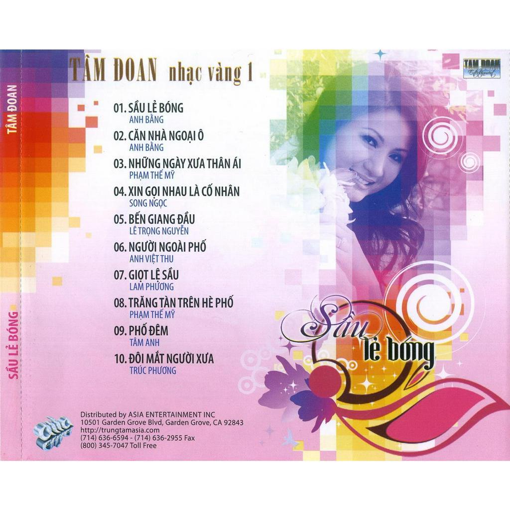 Đĩa CD 1427. ASIA CS023 - TAM DOAN - SAU LE BONG chất lượng cao