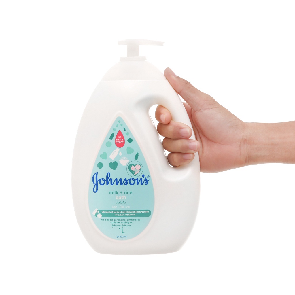 Sữa Tắm Dưỡng Ẩm Johnson’s Baby Chứa Sữa Và Tinh Chất Gạo (1000ml)