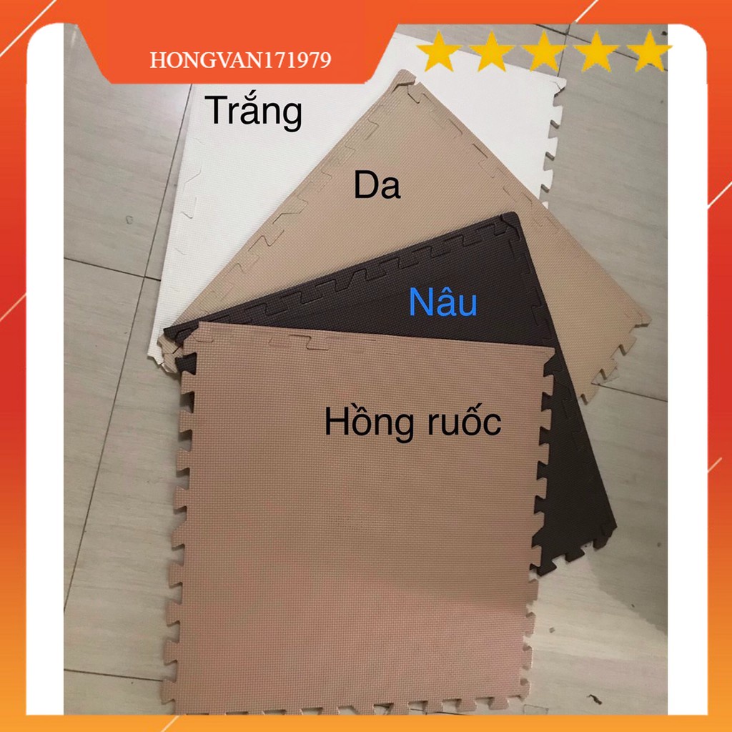 Thảm xốp lót sàn , xốp trải sàn KT 60x60x1cm SP ít lỗi có thêm nhiều màu mới ghép phối lẫn đẹp sang phù hợp giá 14.700đ