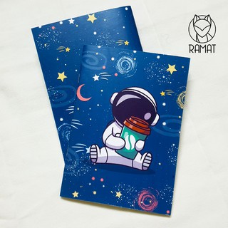 Sổ tay gáy ghim người du hành size a5, a6