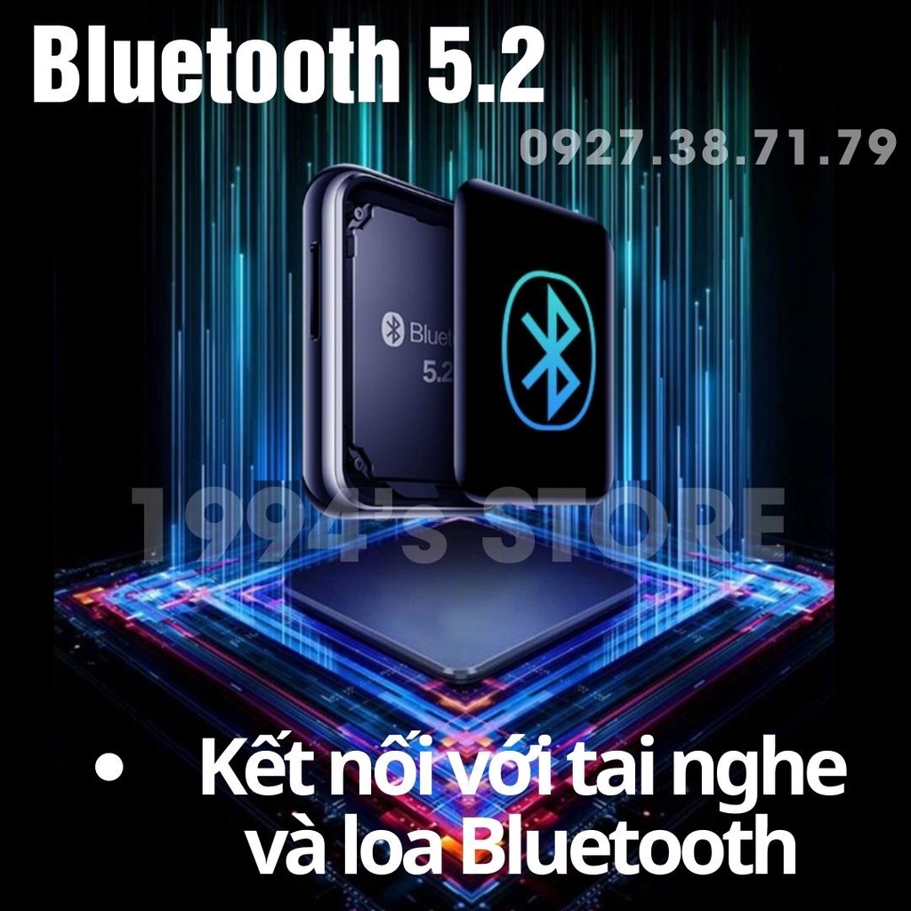 [SẴN] Máy Nghe Nhạc Thể Thao Benjie X5 Bản 2022 Bluetooh 5.2 HIFI - Loa Ngoài Lớn - Mán hình lớn 2.5 inch cảm ứng
