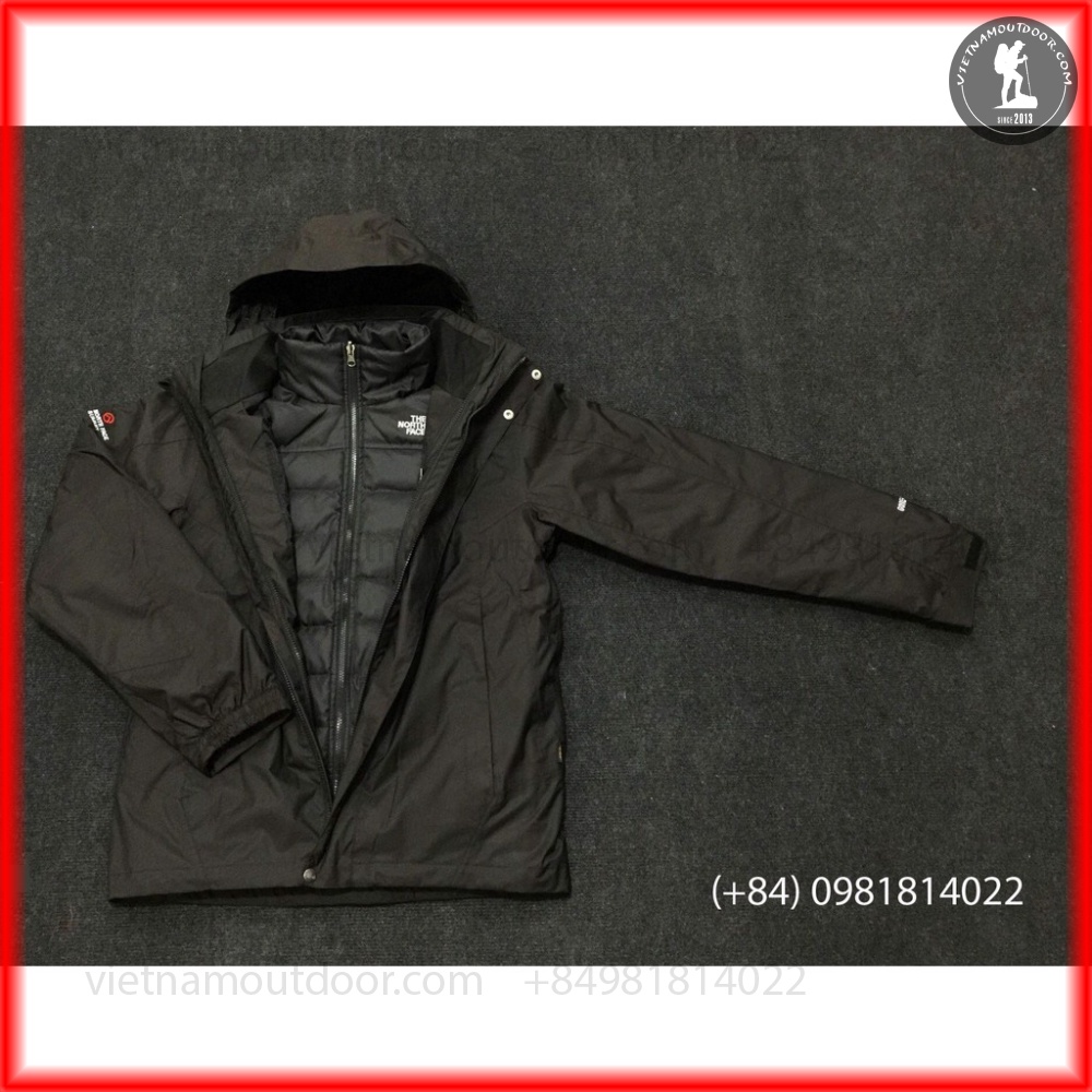 Áo Khoác Lông Vũ Nam 3 Lớp THE NORTH FACE - Áo Phao Lót Lông Cực Kỳ Ấm Áp