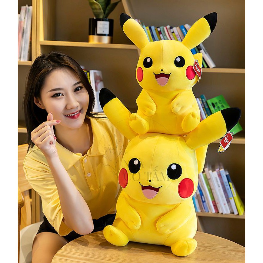 Thú Nhồi Bông Pikachu Siêu Độc Lạ Dê Thương - Siêu Mềm Mại Đáng Yêu