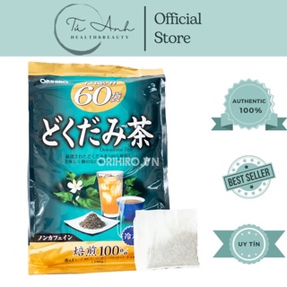 Trà diếp cá Dokudami Tea 60 túi lọc Orihiro Nhật Bản