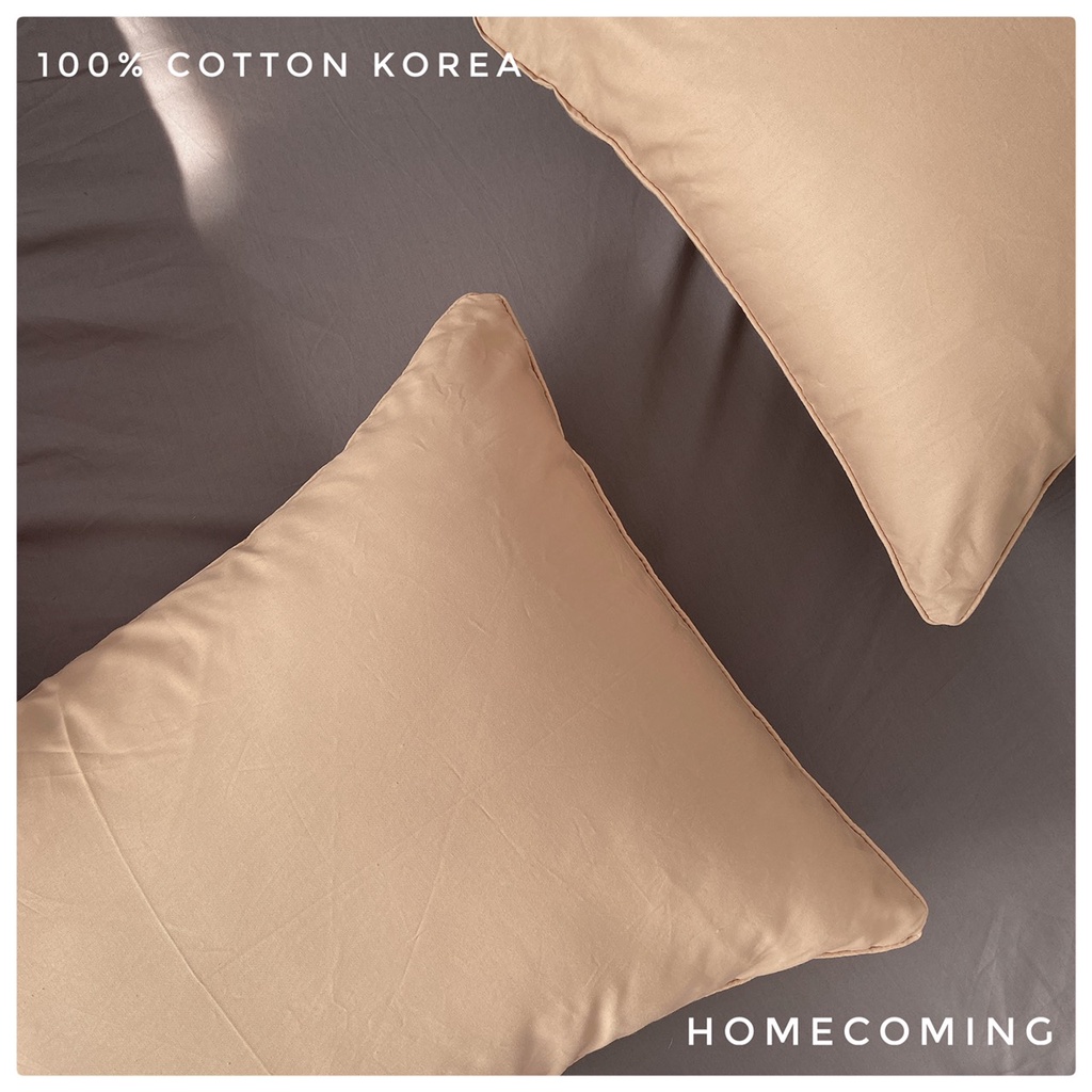 Vỏ gối nằm cotton trơn màu phong cách Hàn Quốc cao cấp | BigBuy360 - bigbuy360.vn
