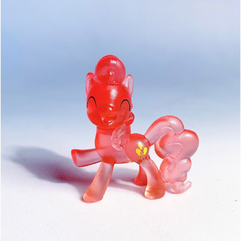 Mô hình Ngựa Pony nhựa trong phát sáng đèn led chính hãng