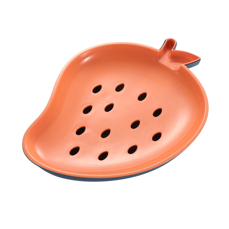 Đĩa Đựng Trái Cây Hai Tầng Bằng Nhựa Sáng Tạo