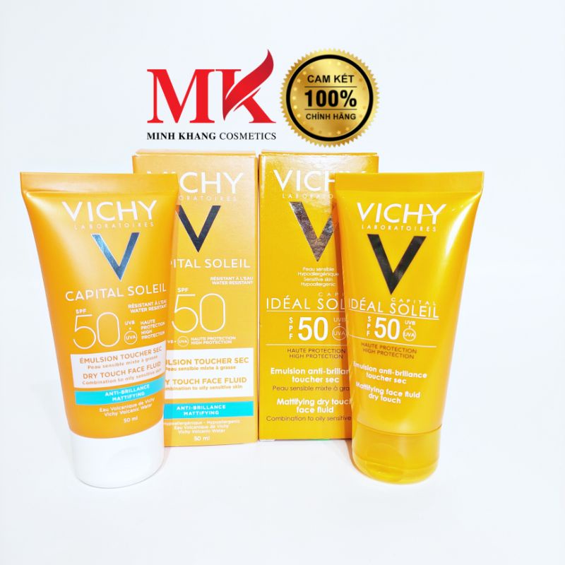 Kem Chống Nắng VICHY SPF 50 Ideal 50ml