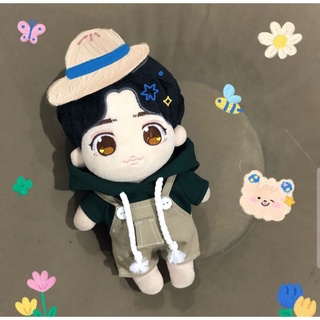Outfit doll 15-20cm set áo hoddie yếm
