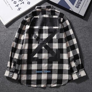 FLANNEL OFF-WHITE SƠMI CARO