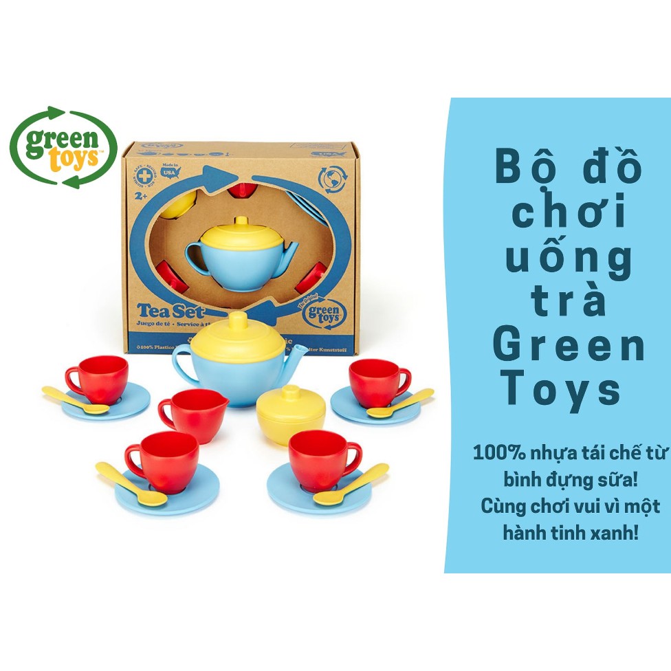 Bộ đồ chơi uống trà Green Toys - Xanh dương