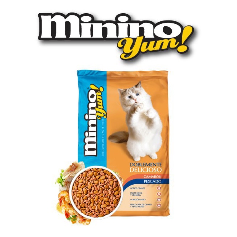 Minino Yum Túi 1,5kg - Hạt Cho Mèo Mọi Lứa Tuổi 1,5kg