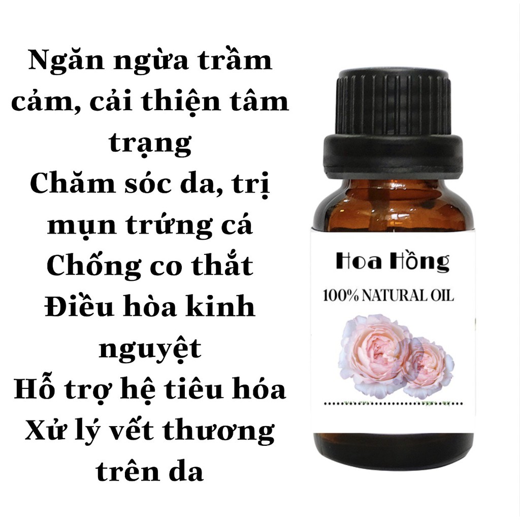 [ GIÁ SẬP SÀN ] COMBO 3 CHAI TINH DẦU HƯƠNG HOA : HỒNG , LÀI , LAVENDER