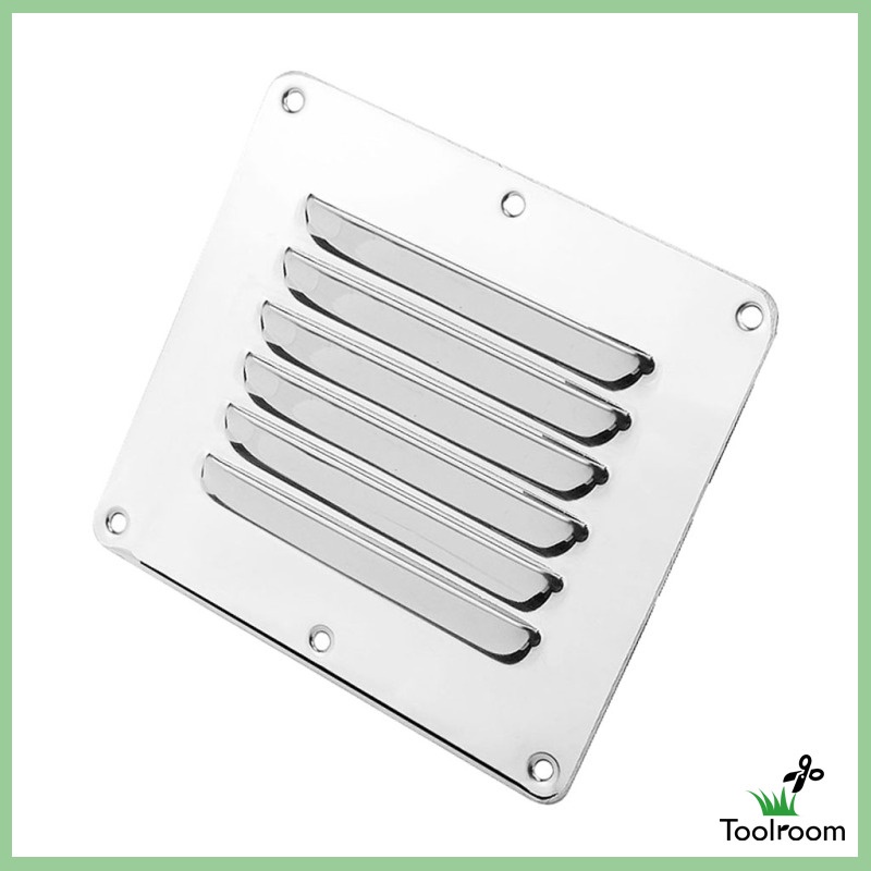 Lỗ Thông Gió Bằng Thép Không Gỉ Hình Vuông 127x115mm | BigBuy360 - bigbuy360.vn