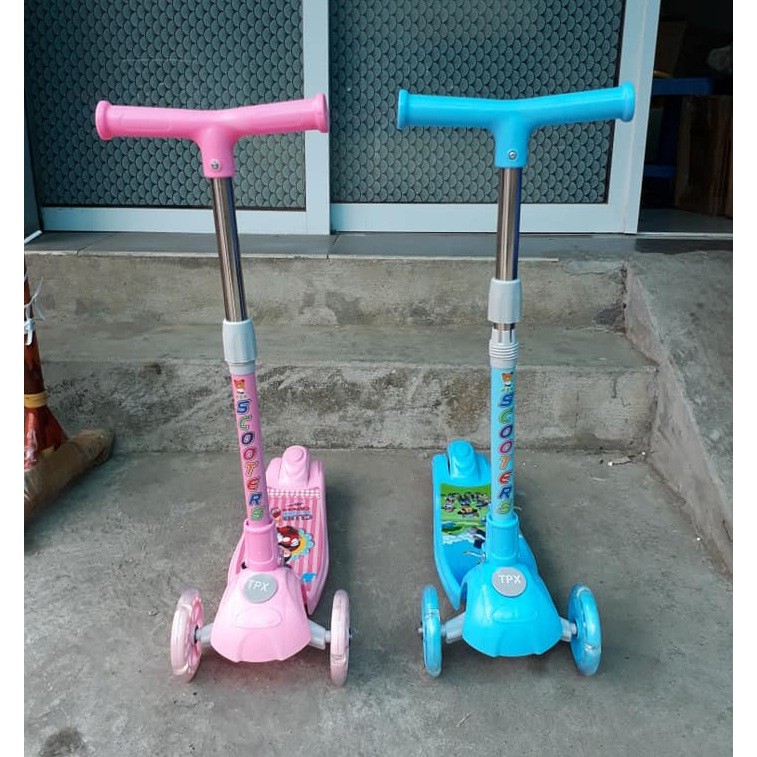 [KHO SỈ] Xe trượt Scooter điều chỉnh cao thấp (có giảm xóc + phanh chân)