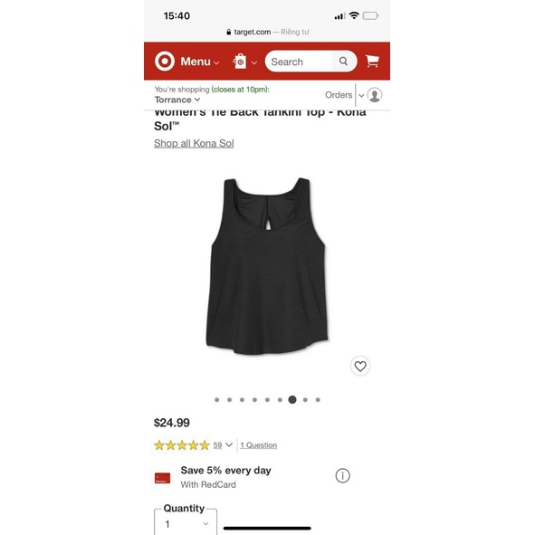 Áo tank liền bra có mút