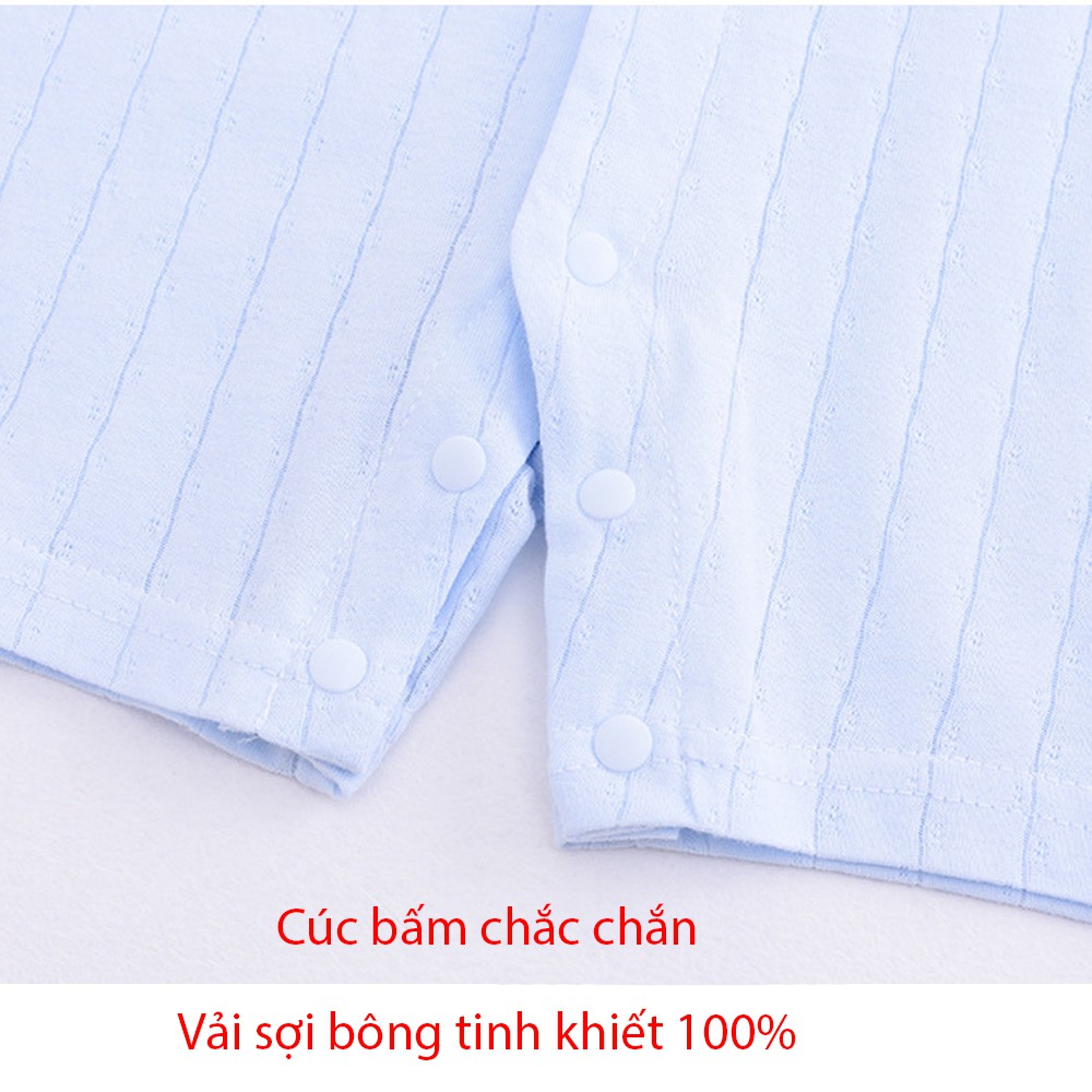 Body đùi, bodysuit cho bé trai, bé gái vải sợi bông tinh khiết, hàng xuất khẩu cao cấp _ BD01