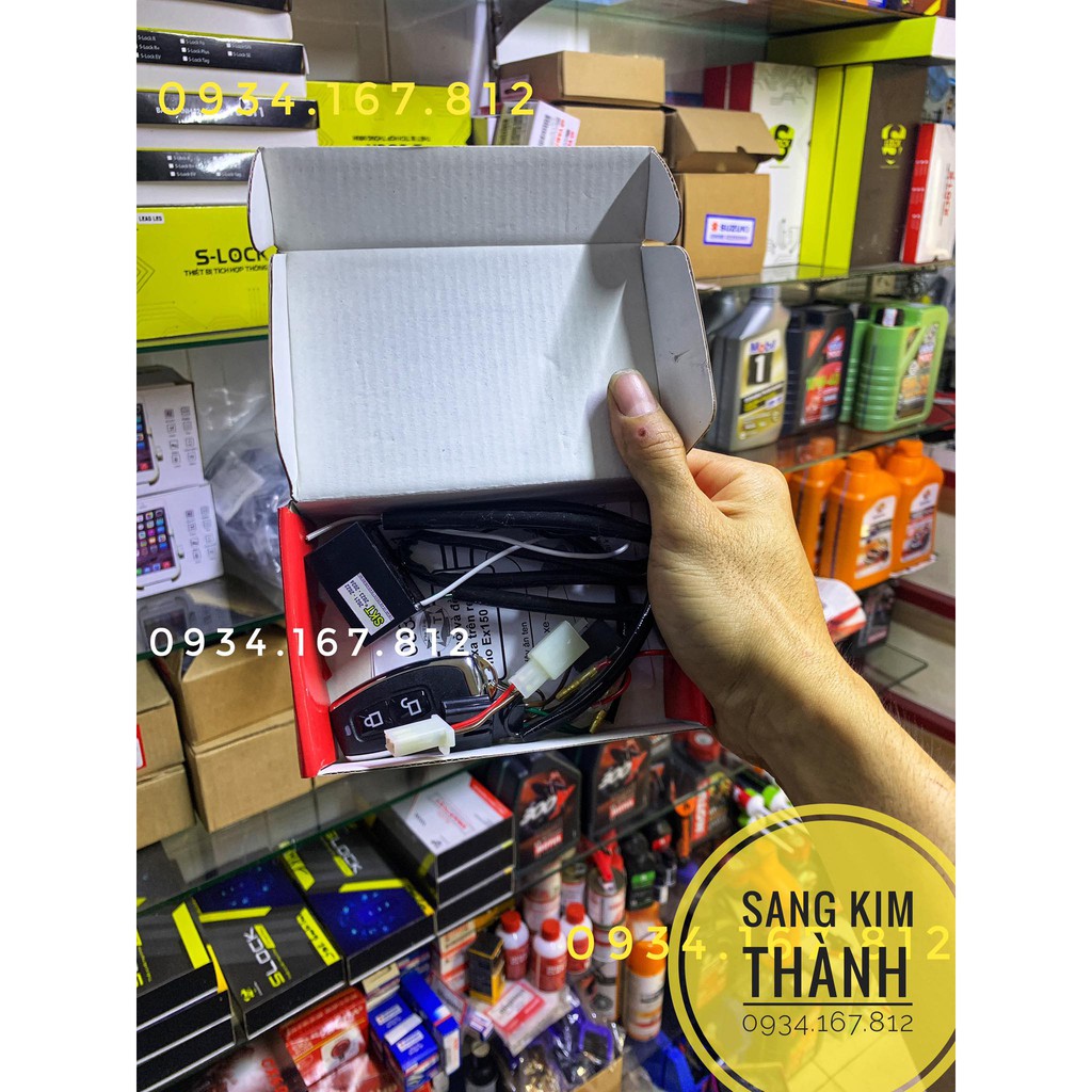 Mạch Tắt Mở Điện Xe và Đề Từ Xa Không Cần Chìa Khoá Cho Xe Exciter 150