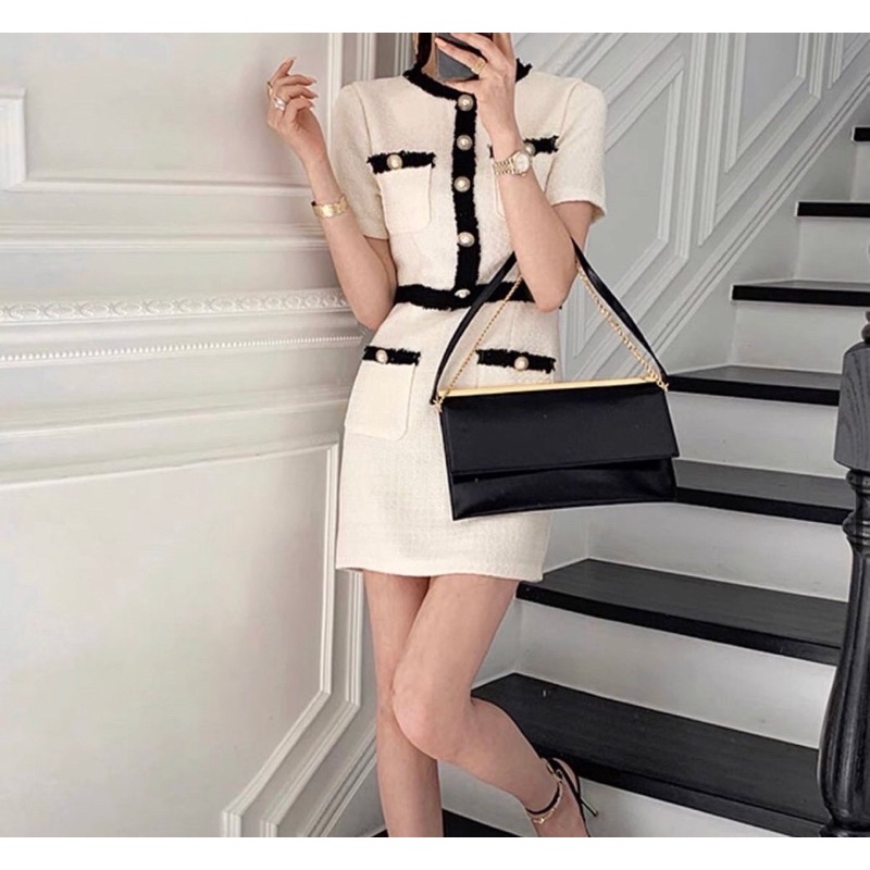 Váy dạ tweed sang chảnh dành cho nữ