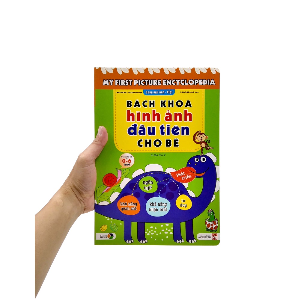 Sách Bách Khoa Hình Ảnh Đầu Tiên Cho Bé (Song Ngữ Anh-Việt) (Tái Bản 2022)