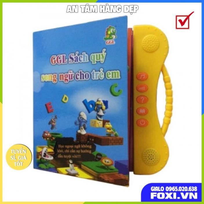 Sách nói Song Ngữ Anh-Việt Giúp Trẻ Học Tốt Tiếng Anh-có bút-có âm thanh-phát triển trí tuệ
