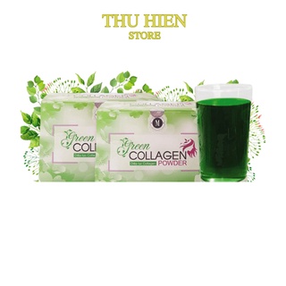 Diệp lục colagen green hỗ chợ làm đẹp da - thu hien store