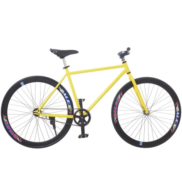 Xe đạp Fixed Gear Single (Vàng phối đen)