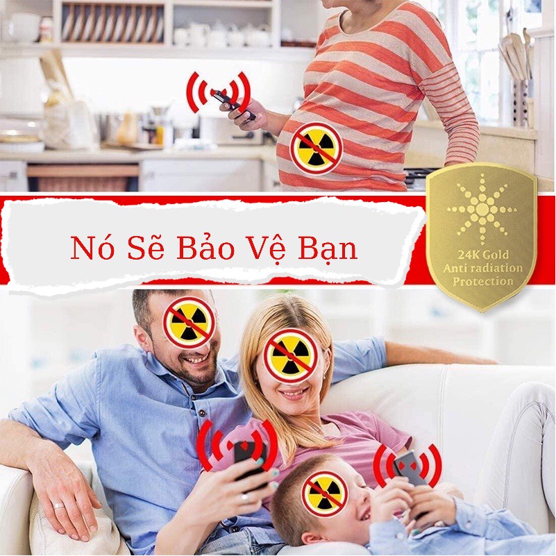 Chip Ngăn Bức Xạ Điện Từ ngăn cản bức xạ điện từ, triệt sóng giảm tác động của bức xạ gây cho con người