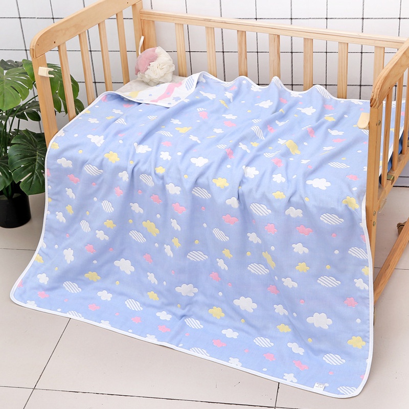 Khăn tắm cho bé 6 lớp cotton tre Pukid 90x100cm