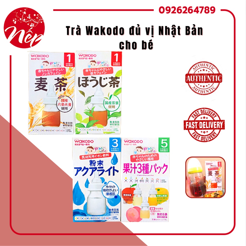 (DATE 2023) TRÀ THANH NHIỆT WAKADO CHO BÉ