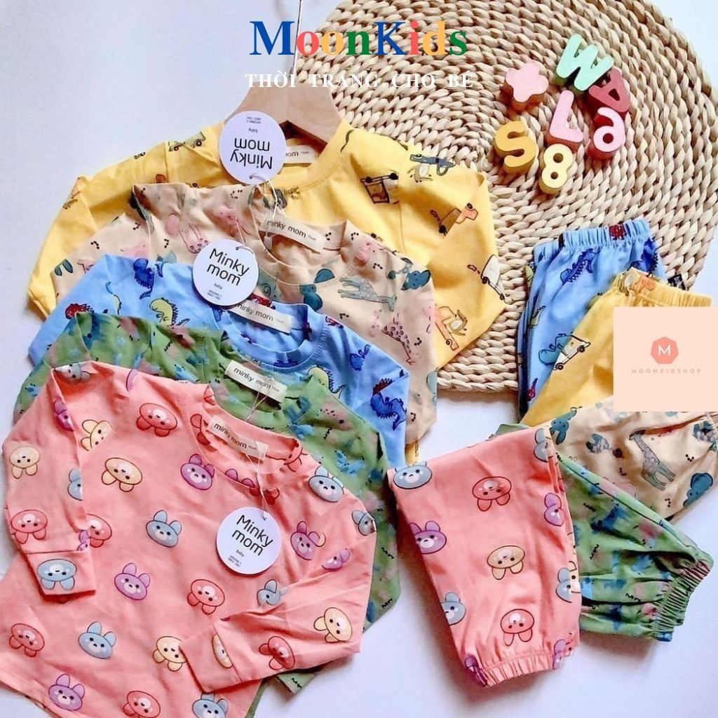 BoDy Dài Tay Cho Bé COTTON 100%bộ thu đông cotton bé,Thun lanh tay dai cho be,bộ tay dài thun lạnh cho bé 6-18kg