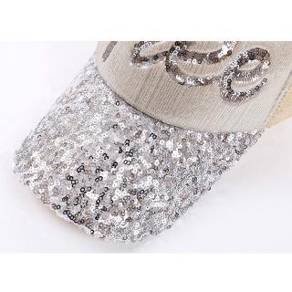 Korean style glitter pattern hats for women