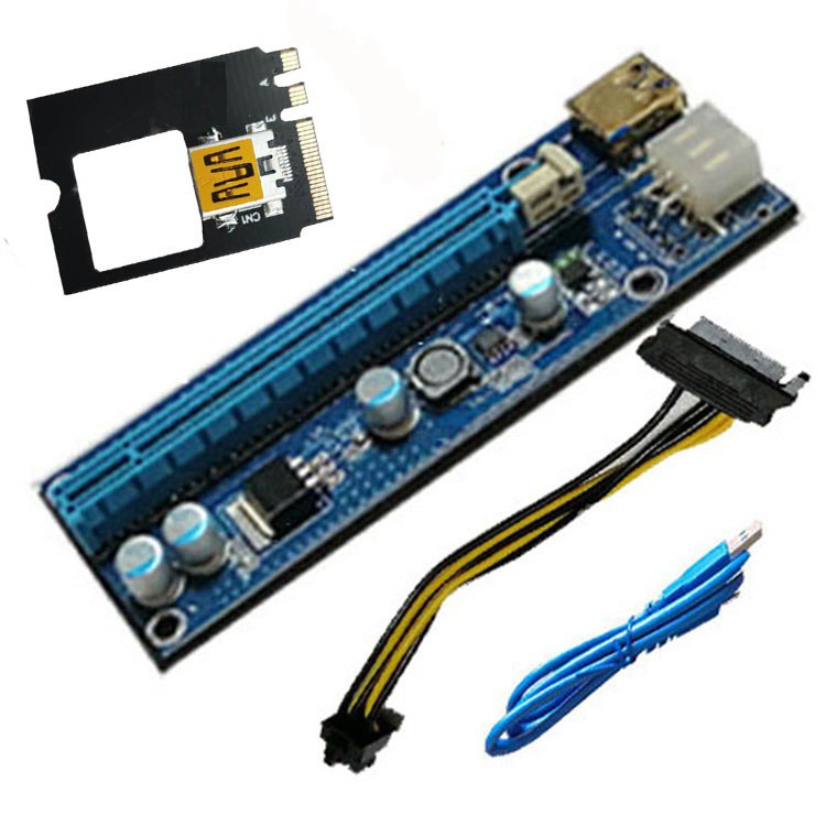 Riser M2 A+E to PCIE 16x Lắp VGA rời cho Laptop (EGPU)