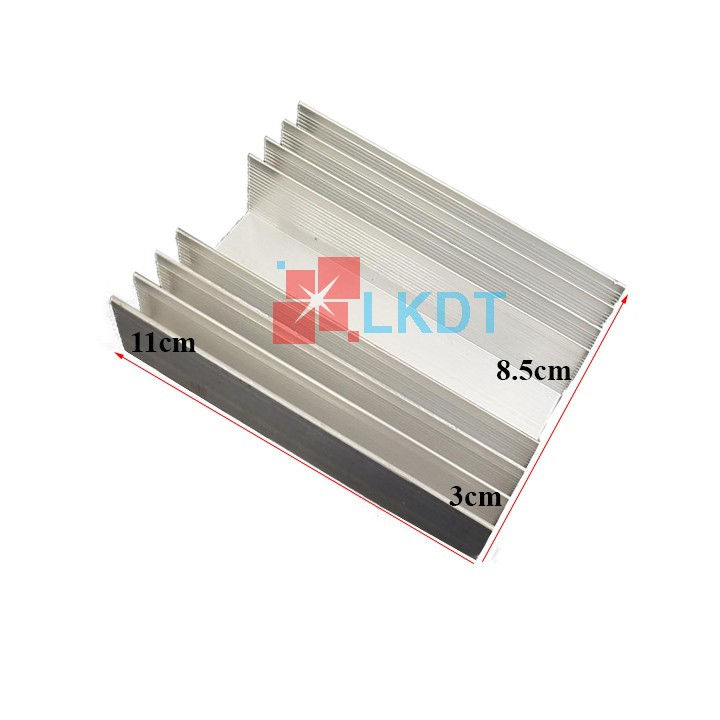 LKDT Nhôm tản nhiệt 11x8.5x3cm