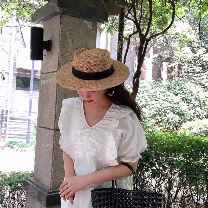 Mũ cói thời trang nữ phong cách hàn siêu xinh