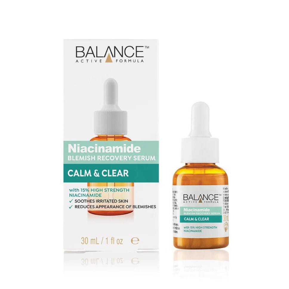 Serum ngừa mụn mờ thâm Balance Active Formula Niacinamide 15% Blemish Recovery 30ml