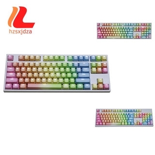 Bộ 87 Nút Bàn Phím Cơ Màu Cầu Vồng