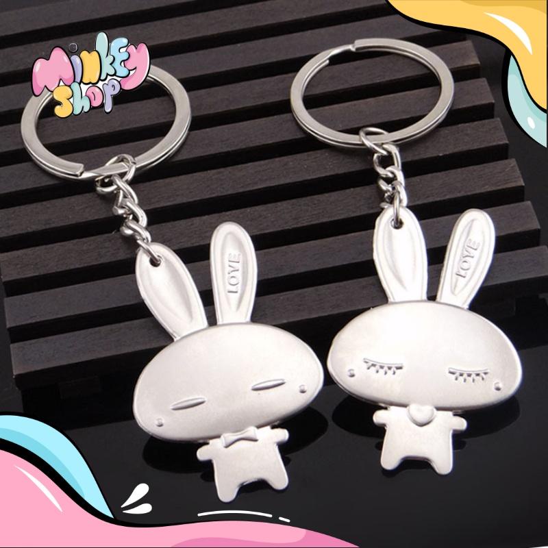 Móc Khóa Sắt Bạc Nhiều Hình Cute Phụ Kiện Túi Xách Dễ Thương 02MKSB - Minkey