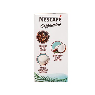 Cà phê NesCafé Cappuccino dừa 200g