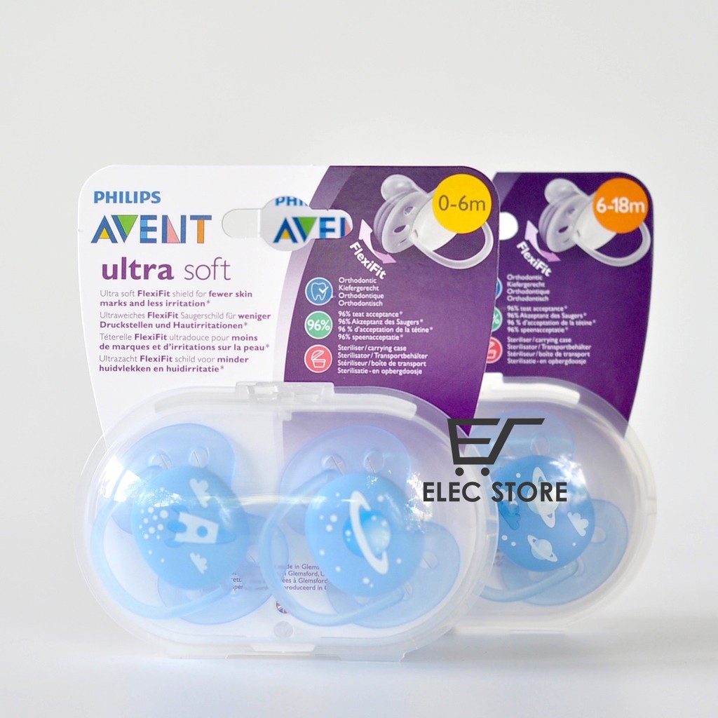 Ty ngậm Ultra soft Philips AVENT siêu mềm