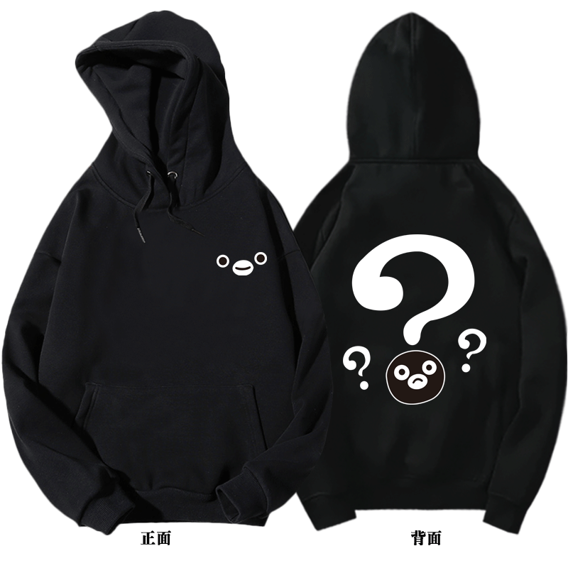 Áo Hoodie Nhung Mỏng In Hoạ Tiết Hoạt Hình Suica / Chim Cánh Cụt / Dưa Hấu Dành Cho Nam Và Nữ | BigBuy360 - bigbuy360.vn