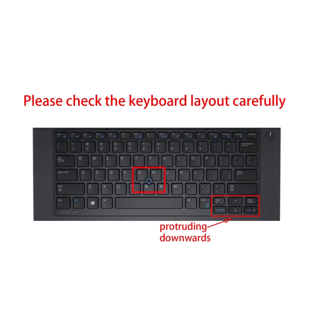 Miếng Dán Bảo Vệ Bàn Phím Cho laptop Dell latitude e5470 e7450 e7470 e5490 14 inch