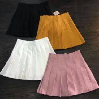 Chân váy xếp ly tennis ( hàng may nhà)