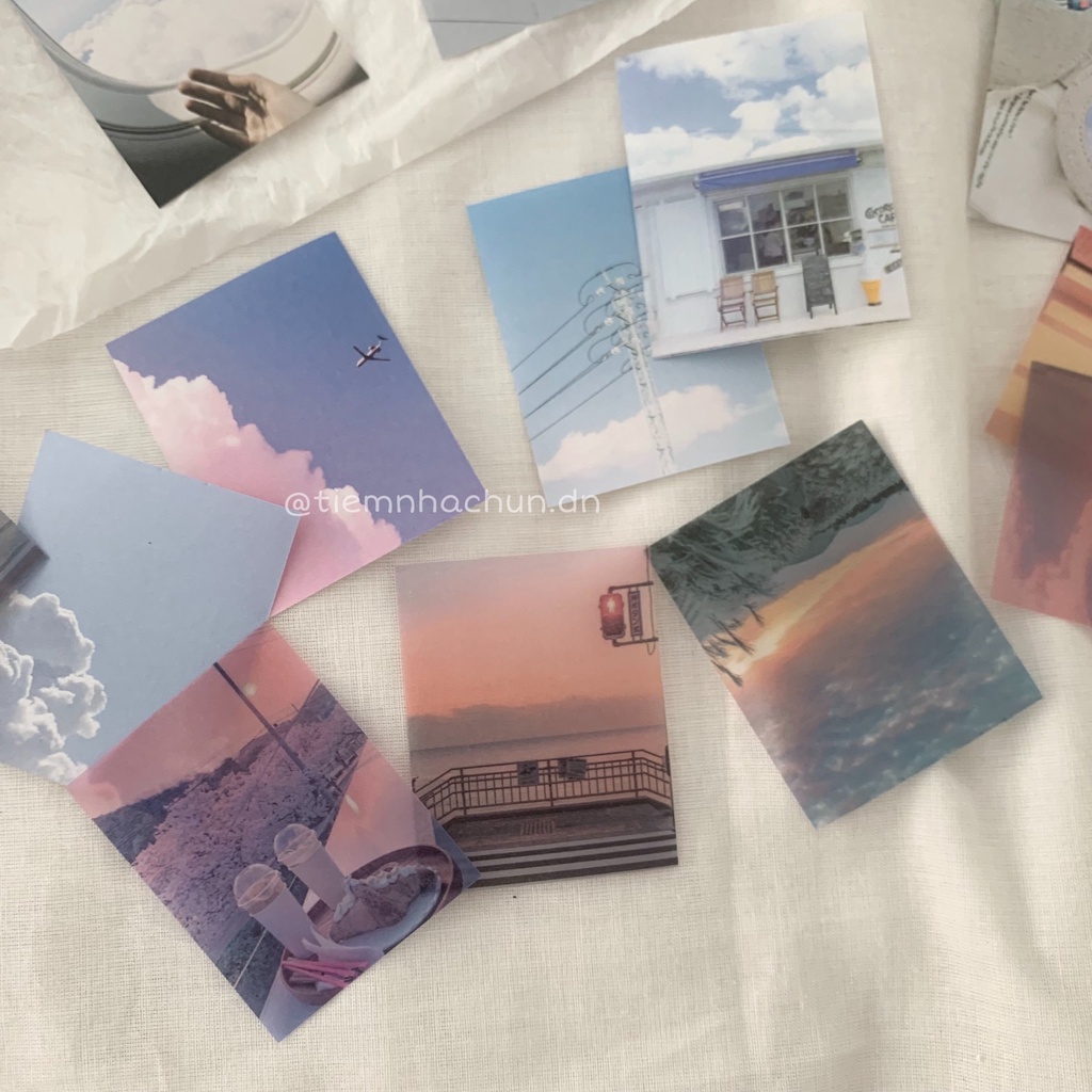 SET 25 ẢNH MINI DAILY VLOG DECOR JOURNAL (ảnh thật) -Tiệm nhà Chun