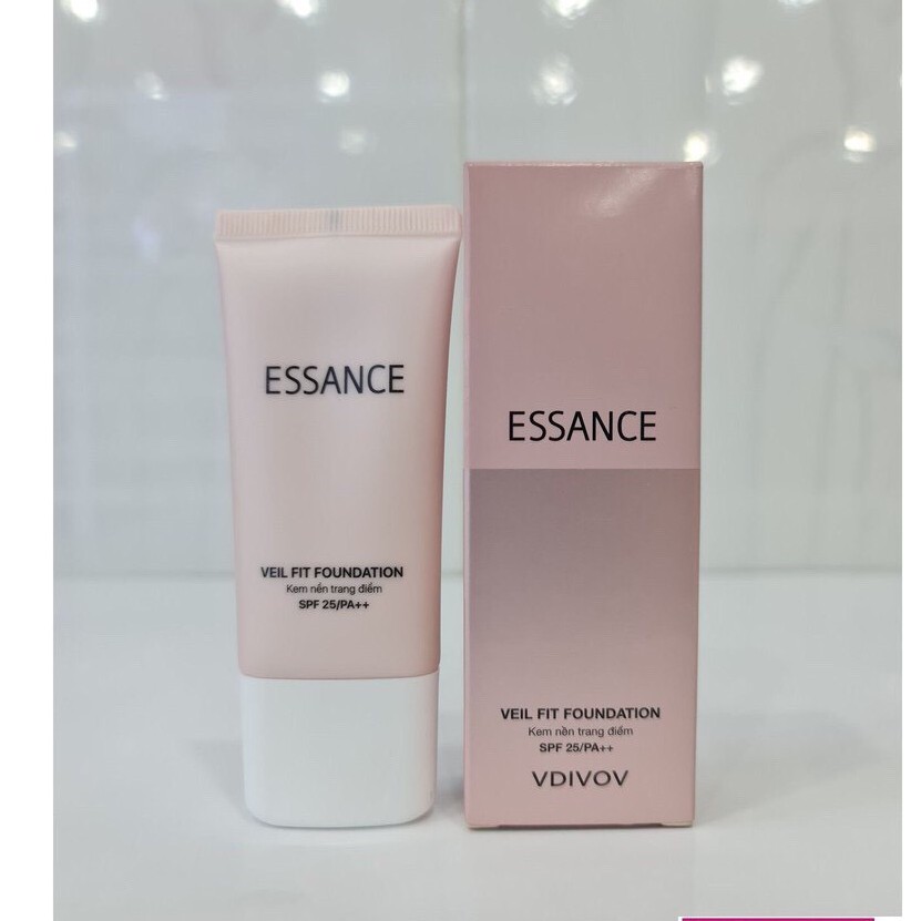 Kem Nền Trang Điểm Essance SPF25 PA++ Vdivov Veil Fit Foundation 30ml