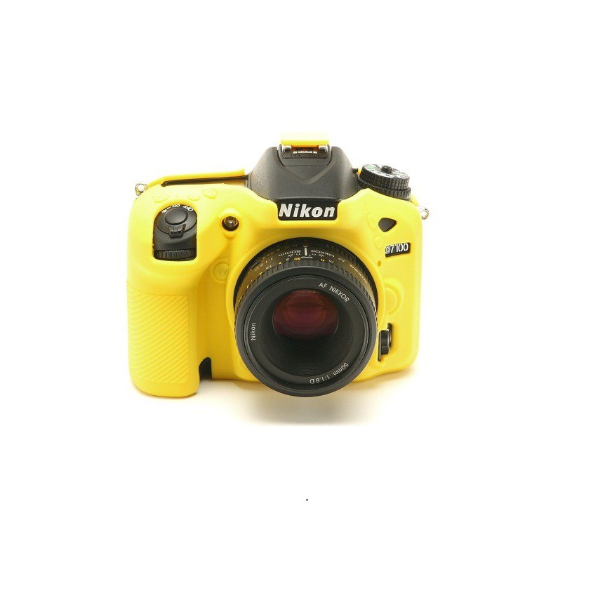 Vỏ cao su cho máy ảnh Nikon 7100/7200 (3 màu: đen, đỏ, lính muticam)