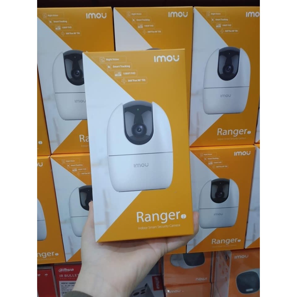 Camera IP Wifi 2.0MP Imou Ranger 2 A22EP xoay 360 Full HD 1080p chính hãng