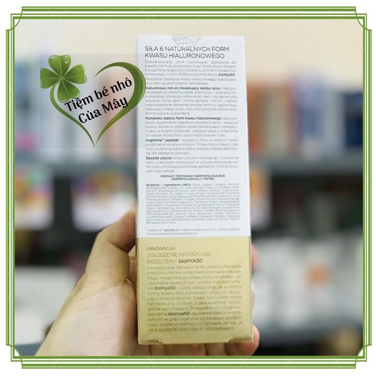 Thanh lăn mắt eveline bio hyaluron expert loại bỏ bọng mắt, nêp nhăn. | BigBuy360 - bigbuy360.vn