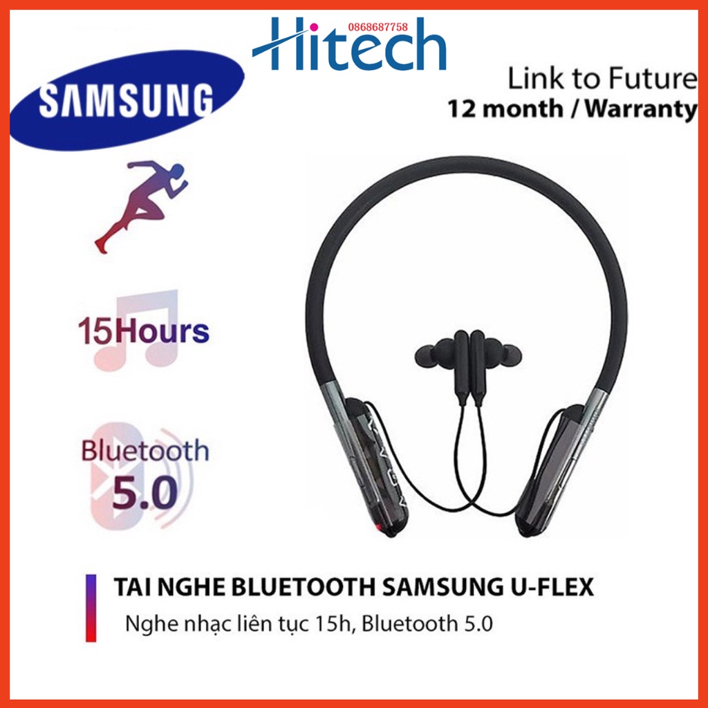 Tai nghe không dây samsung Uflex Tai nghe bluetooth thể thao chống rơi, âm thanh đỉnh nhất trong tầm giá